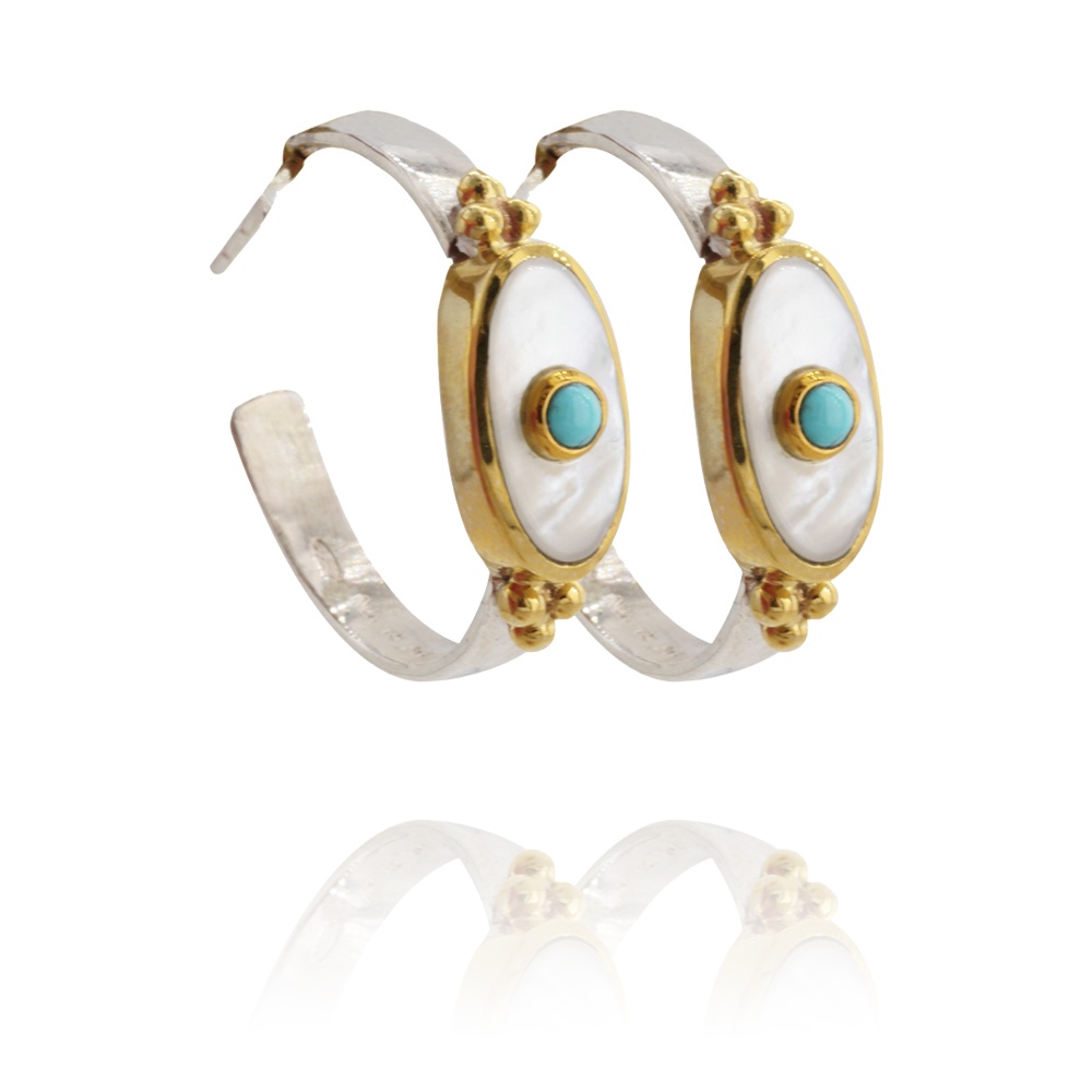 Boucles d'oreilles créoles argent Canyon - Dolita select store de bijoux