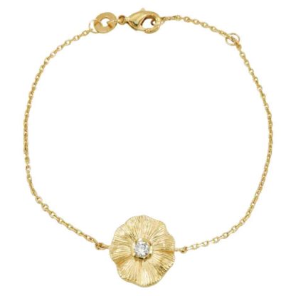 Bracelet chaîne doré fleur - Dolita select store de bijoux fantaisie  français