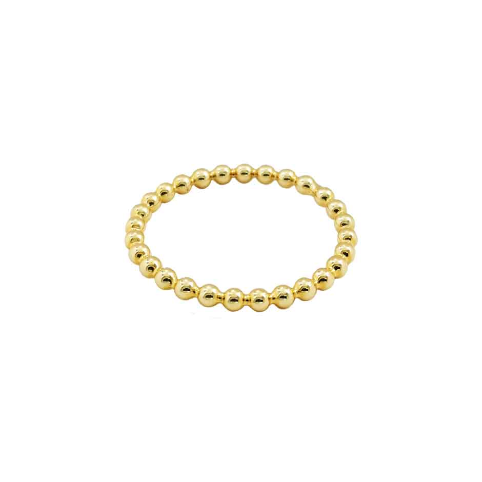 Bague dorée perlées femme - Dolita select store de bijoux fantaisie