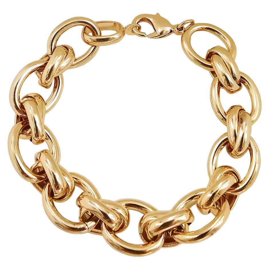 Bracelet chaîne gourmette femme - BIJOUX FEMME - Lot de 2 bracelets