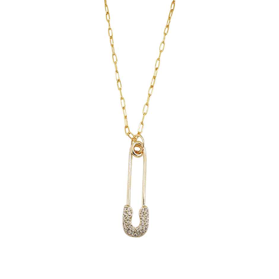 Collier chaîne pendentif épingle - Dolita select store de bijoux fantaisie