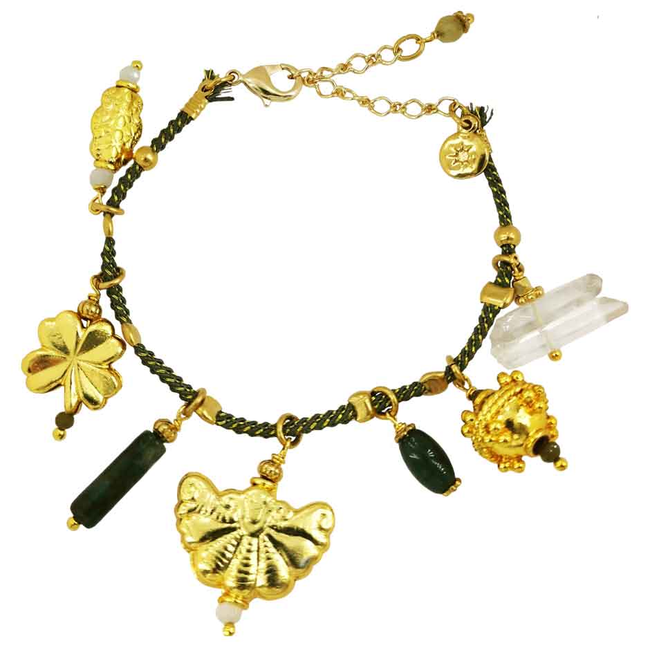 Bracelet grigri doré - Dolita select store de bijoux fantaisie français