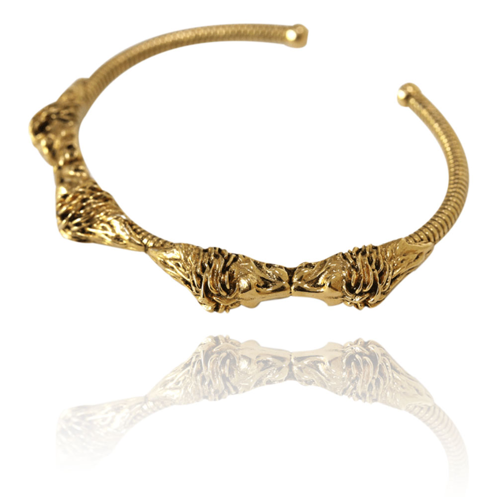 Bracelet doré lion - Dolita select store de bijoux fantaisie créateurs  français