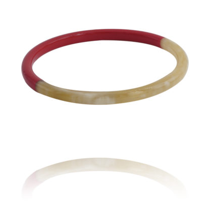 Bracelet en corne couleur rouge - Dolita select store de bijoux fantaisie FR