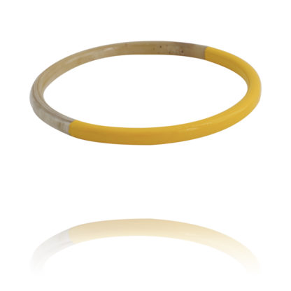 Bracelet en corne couleur jaune - Dolita select store de bijoux fantaisie FR