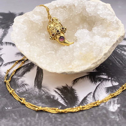 Collier Aya corne - Dolita select store de bijoux fantaisie français